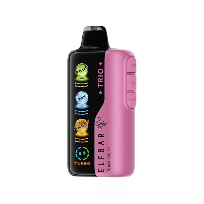 Elf Bar Trio 40000 Peach Twist (Ароматний Персик)