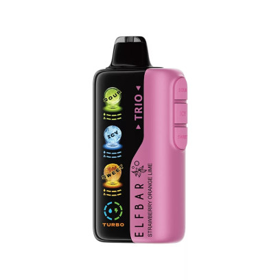 Elf Bar Trio 40000 Strawberry Orange Lime (Полуниця Апельсин Лайм)