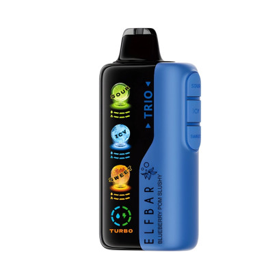 Elf Bar Trio 40000 Blueberry POM Slushy (Чорниці Гранат)