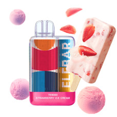 Elf Bar TE 6000 Strawberry ice cream (Полуничне морозиво)