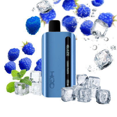HQD GLAZE 12000 Blue razz ice (Блакитна малина з льодом)