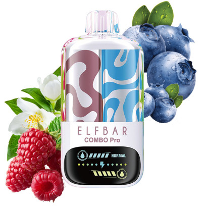 Elf Bar Combo Pro 30000 Jasmine Raspberry Blueberry Ice (Жасмін Малина Чорниця лід)