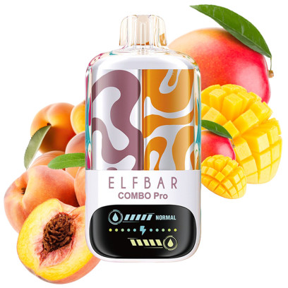 Elf Bar Combo Pro 30000 Peach Triple Mango (Персик Потрійний Манго)