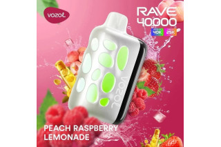 Vozol Rave 40000 Peach Rapsberry Lemonade (Персик Малиновый Лимонад) Vozol Rave 40000 Peach Rapsberry Lemonade (Персик Малиновый Лимонад)