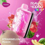 Vozol Rave 40000 Strawmelon Peach (Полуниця Диня Персик)