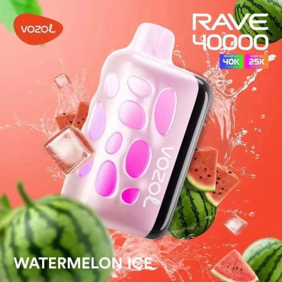 Vozol Rave 40000 Watermelon ice (Арбузный лед)