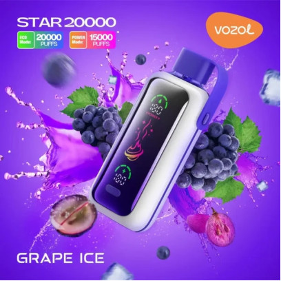Vozol Star 20000 Grape ice (Виноградный лед)