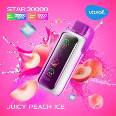 Vozol Star 20000 Juicy Peach ice (Сочный Лерсиковый лед)