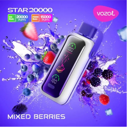 Vozol Star 20000 Mixed Berries (Ягідний мікс)