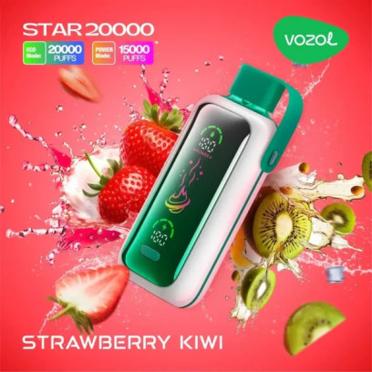 Vozol Star 20000 Strawberry Kiwi (Клубника Киви)