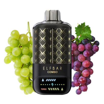 Elf Bar Combo 20000/25000 5% Green Grape & Grape (Зелений виноград & Червоний виноград)