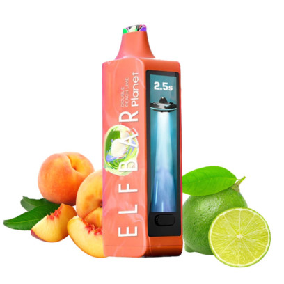 Elf Bar Planet 25000 Double Peach Lime (Подвійний Персик Лайм)