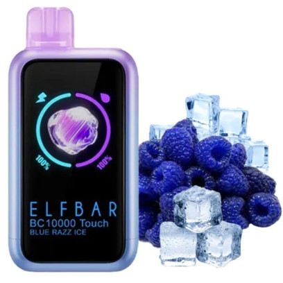 Elf Bar BC 10000 Touch Blue Razz Ice (Блакитна малина з холодком)