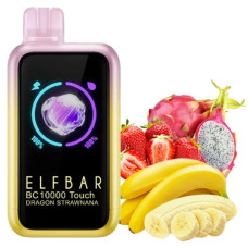 Elf Bar BC 10000 Touch Dragon Strawnana (Пітахайя полуниця банан)