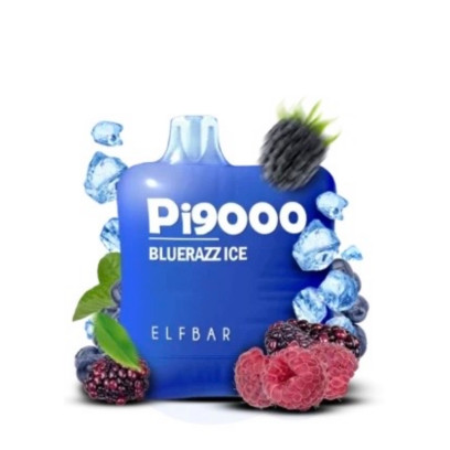 Elf Bar Pi9000 5% Blue razz ice (Блакитна малина з льодом)