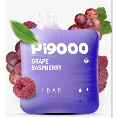 Elf Bar Pi9000 5% Grape Raspberry (Виноград Малина)