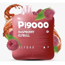 Elf Bar Pi9000 5% Raspberry Elfbull (Малиновий Енергетик)
