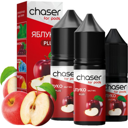 Жидкость Chaser for Pods Plus Salt Яблоко 3% 15 мл