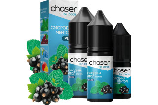 Рідина Chaser for Pods Plus Salt Чорна смородина Ментол 5% 10 мл