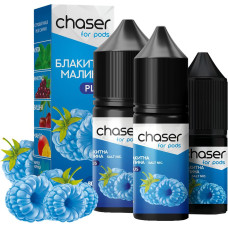Рідина Chaser for Pods Plus Salt Блакитна Малина 5% 10 мл