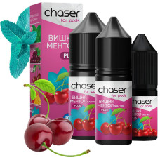 Рідина Chaser for Pods Plus Salt Вишня Ментол 3% 10 мл