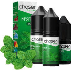 Рідина Chaser for Pods Plus Salt М'ята 3% 15 мл