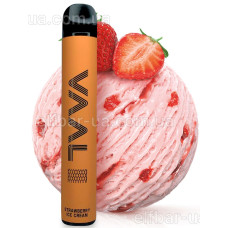 VAAL 2500M 5% Strawberry Ice Cream (Клубничное Мороженое) Original