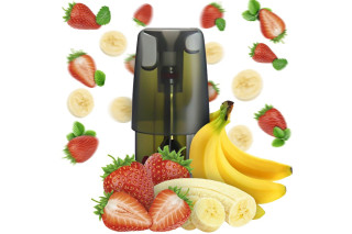 Змінний картридж Elf Bar P1 для RF350/Mate 500 2 мл Strawberry Banana (Полуниця Банан) Original