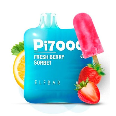 Elf Bar Pi7000 5% Fresh Berry Sorbet (Ягодный Сорбет) Original