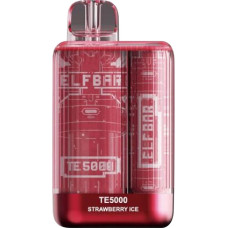 Elf Bar TE5000 5% Strawberry Ice (Крижана Полуниця) Original
