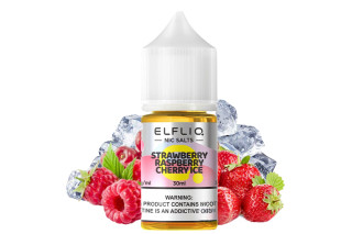 Рідина Elf Liq Strawberry raspberry cherry ice (Полуниця малина вишня з льодом) 5% 30 мл