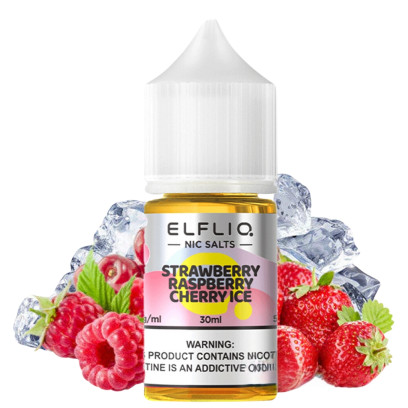 Рідина Elf Liq Strawberry raspberry cherry ice (Полуниця малина вишня з льодом) 5% 30 мл