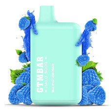 GTMBAR Halo 5000 Classic 5% Blue Razz Lemonade (Блакитний Лимонад) Original
