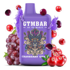 GTMBAR Halo 5000 Lux 5% Cranberry Grape (Журавлина Виноград) Original