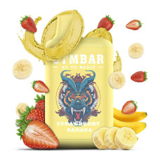 GTMBAR Halo 5000 Lux 5% Strawberry Banana (Полуниця Банан) Original