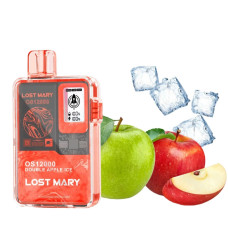 Lost Mary OS 12000 Double Apple Ice (Подвійне яблуко з льодом)