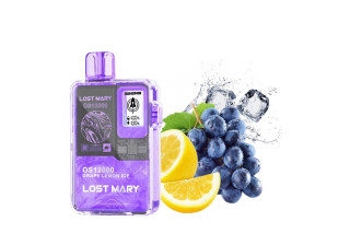 Lost Mary OS 12000 Grape Lemon Ice (Виноград Лимон з льодом)