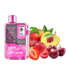 Lost Mary OS 12000 Strawberry Peach Cherry (Полуниця Персик Вишня)